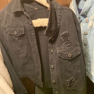 Black Denim Jean Jacket